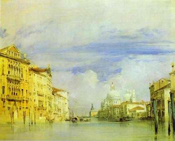 理查德 帕尅斯 伯甯頓 Venice. The Grand Canal.